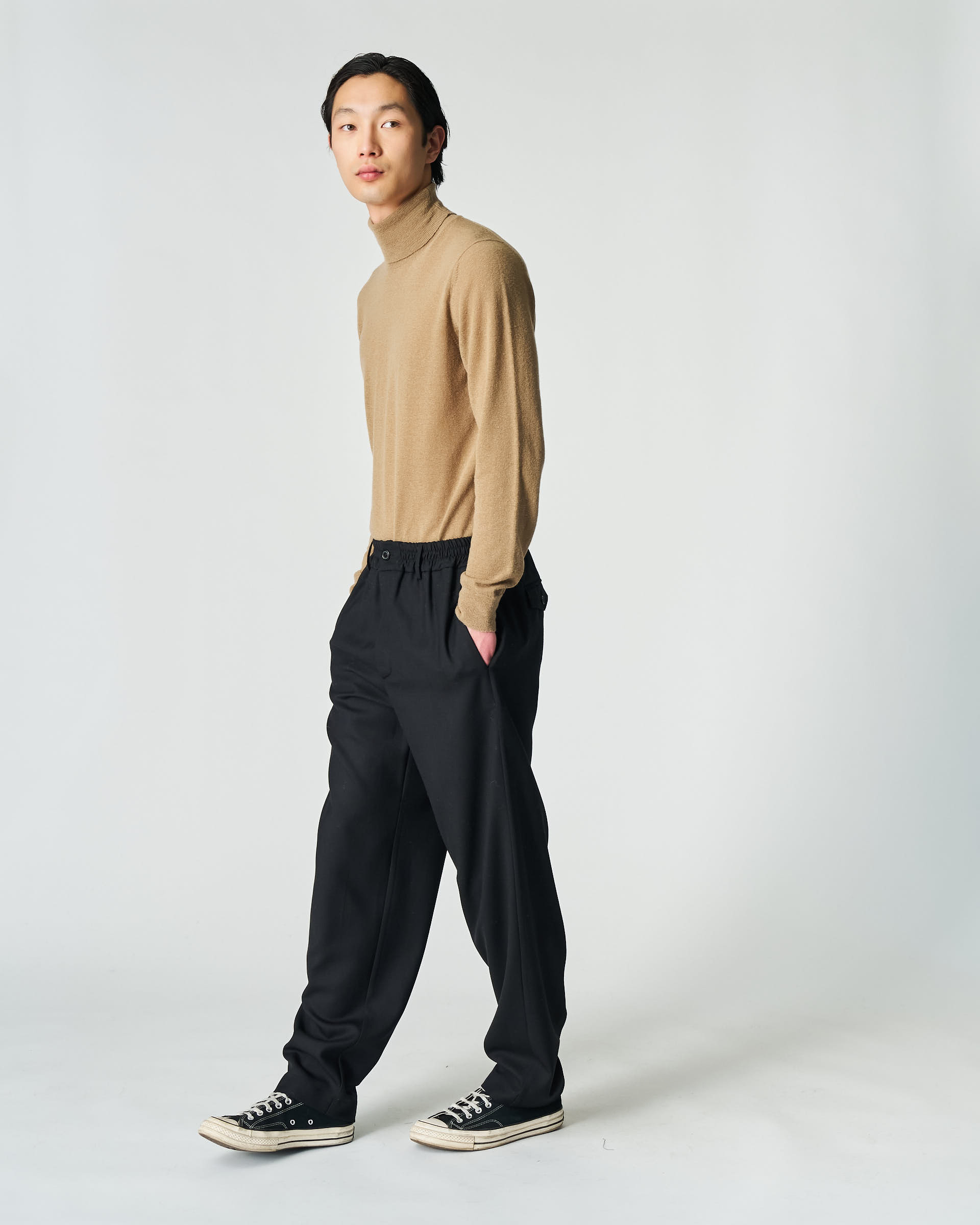 The Market Store | Pantalone Pura Lana Elastico